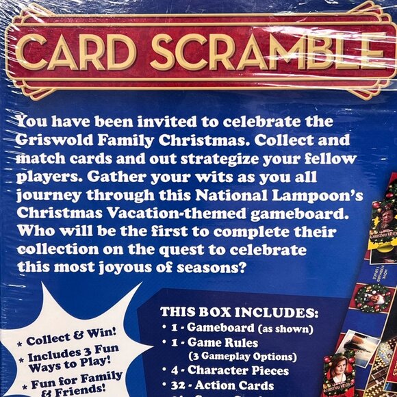 National Lampoons Christmas Vacation Card Scramble Game Collection Strategy NEW - Picture 4 of 13